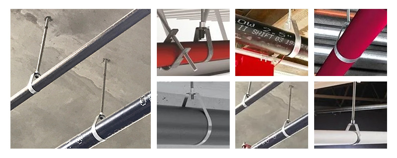 pear-shaped hanger clamps Применение грушевидных подвесных зажимов