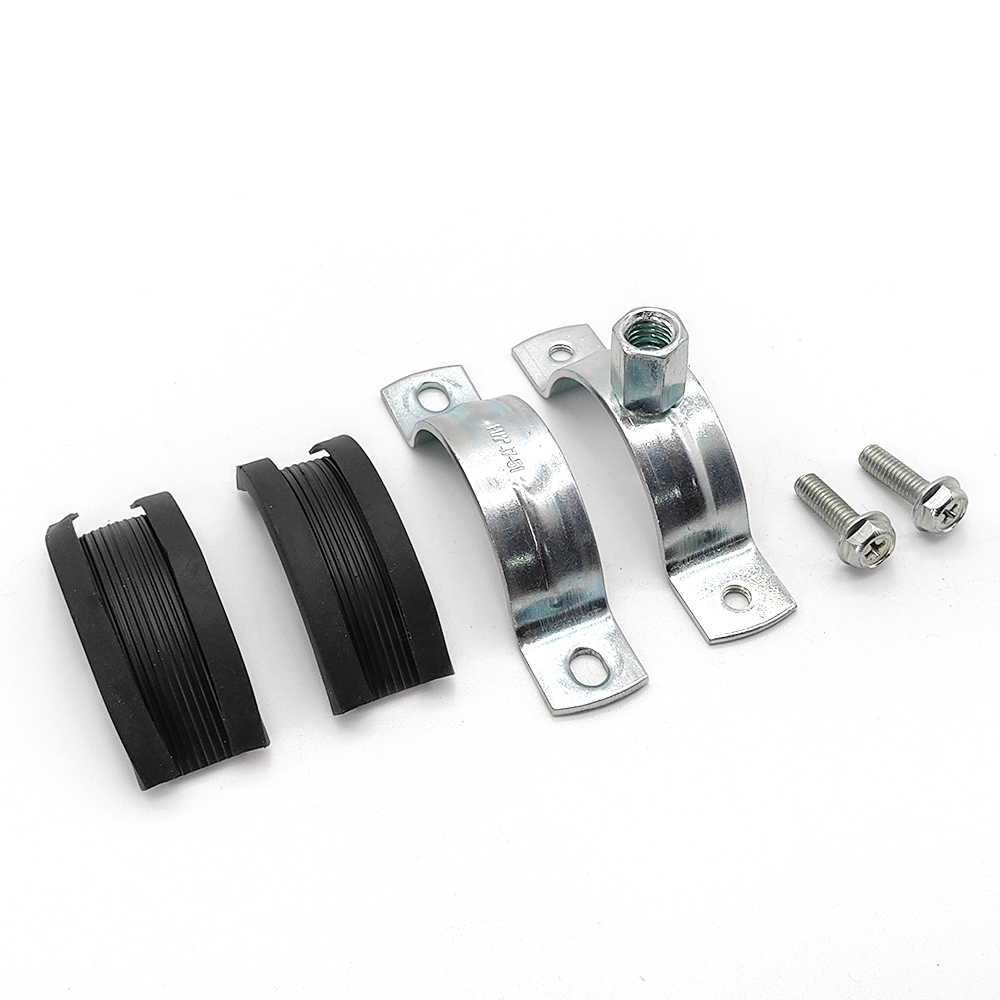 Хомут для тяжелых условий эксплуатации с резиной M8 / M10