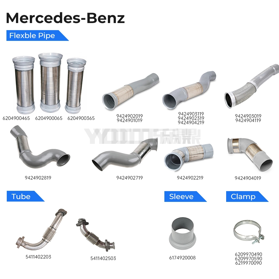 OEM 9424902019 9424901019 Гибкая труба Mercedes-Benz