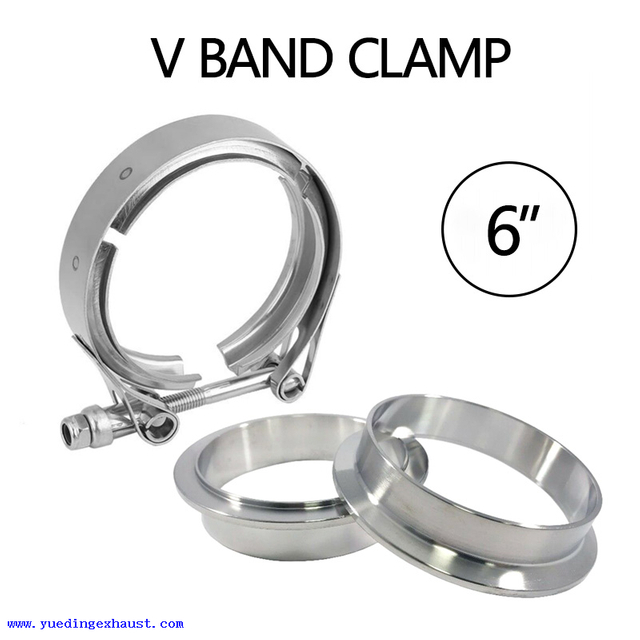 6 'v-диапазон из нержавеющей стали 6-дюймовой Vband T-Bolt 