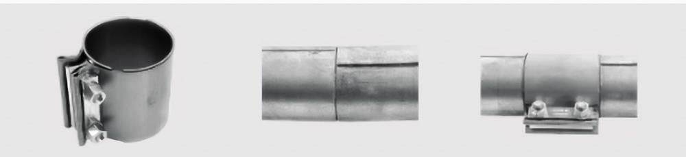 heavy duty OD to OD exhaust coupler clamp for repair Хомут выпускной муфты для стыкового соединения из нержавеющей стали
