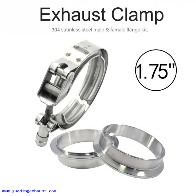 Выхлопная труба 1,75 дюйма быстрого выпуска V-полоса Flange Flance